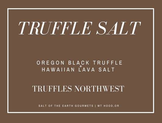 Oregon Black Truffle Hawaiian Lava Salt