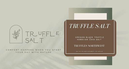 Truffle Salt- Oregon Black Truffle Hawaiian Lava Salt
