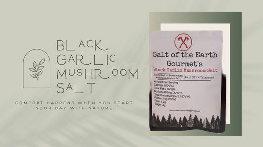 Salt- Black Garlic Mushroom Salt