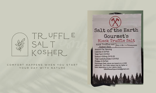 Truffles Salt- Oregon Black Truffle Kosher Salt