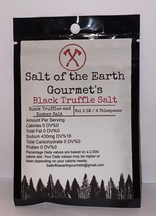 Oregon Black Truffle Kosher Salt